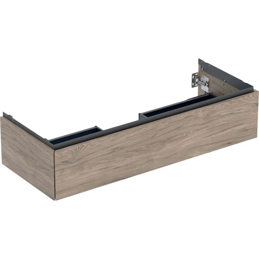 Geberit Vertriebs - ONE Unterschrank für WT/-Platte 1 Schubl., 118.4x26,6x47cm,Nussb.hickory