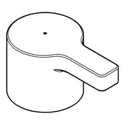 Grohe - Griffpaar LINEARE 48316 Markierung blau/rot chrom