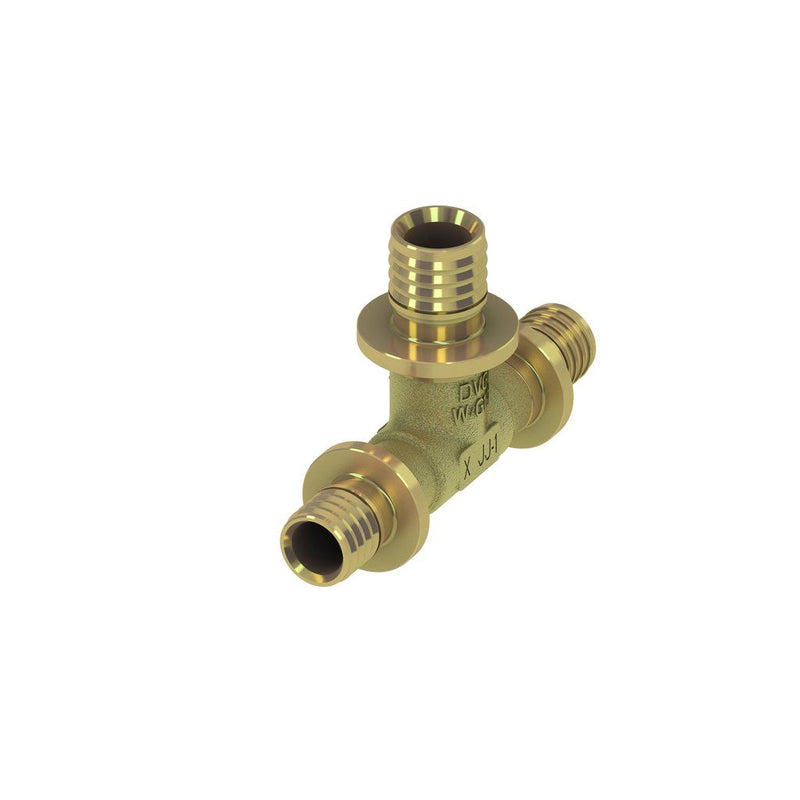 TECE SE - TECEflex T-Stück reduziert Dim. 63x32x63 Rotguss