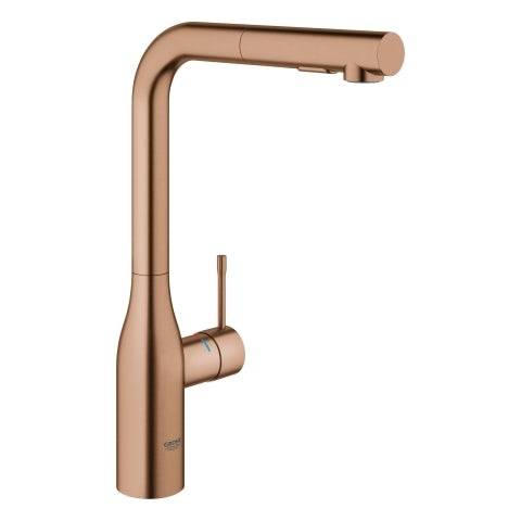 Grohe - EH-Spültischbatterie ESSENCE 30504 auszb. Spülbrause warm sunset gebürstet