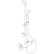 Hansgrohe - Brausesystem Aufp. Activera Select S 95 2j EcoSmart m.Ecostat Fine Typ 65 MSW