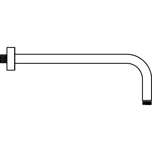 Ideal Standard - Wandanschluß 300mm IDEALRAIN B9444 chrom