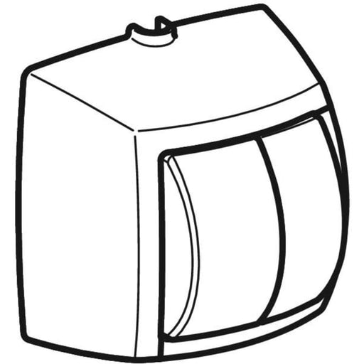Geberit Vertriebs - Handdrücker 2-Mengen-Sp. zu WC-Strg. mit pneumatischer Spülausl. glanzchrom