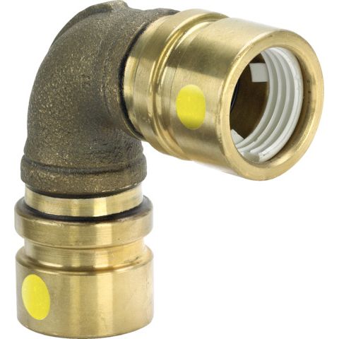 Viega - Bogen 90 Grad GEOPRESS G 9616G 32mm Rotguss