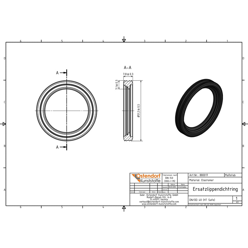 Gebr. Ostendorf - HSD Safe D-Ring 40