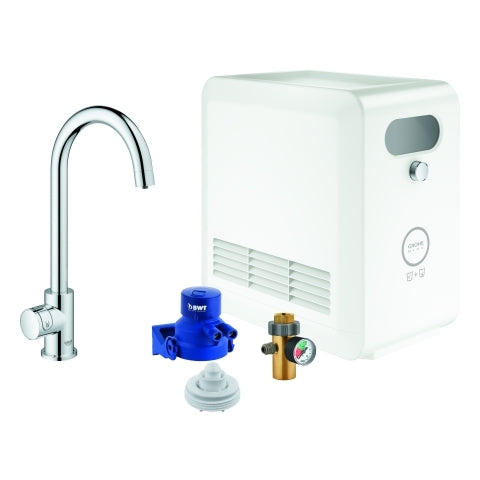 Grohe - BLUE Professional Mono StarterKit 31302 C-Auslauf Bluetooth/WIFI chrom