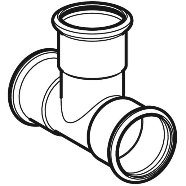 Geberit Vertriebs - Kupfer T-Stück 42mm # 61007