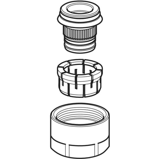 Geberit Vertriebs - FlowFit Anschlussverschr. für Eurokonus d16-EuG3/4