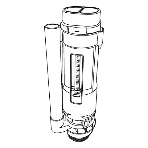 Grohe - Ablaufventil 49061 für aufgesetzte Bau Keramik Spülkasten 39436/39437