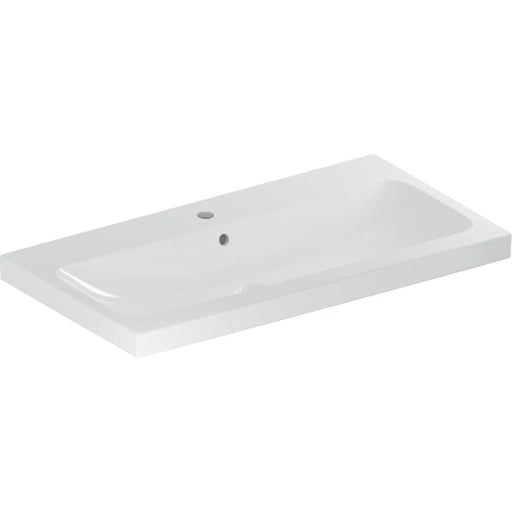 Geberit Vertriebs - iCon Light Waschtisch 90x48cm mit Hahnloch, mit Überlauf, weiß