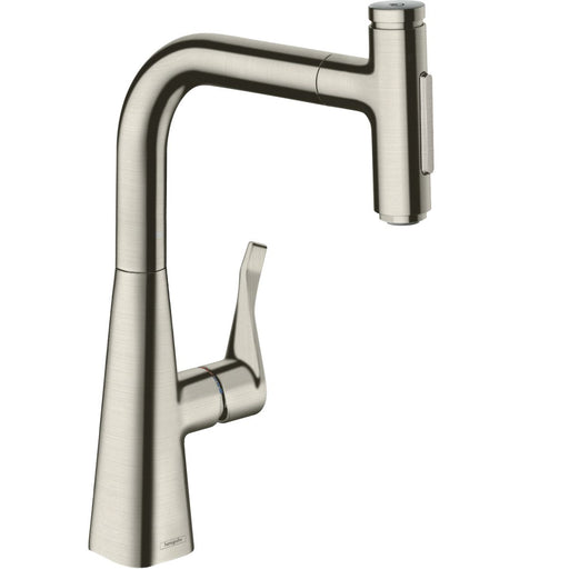 Hansgrohe - Spültischmischer 240 METRIS Select M71 Ausziehbrause 2jet edelstahl-optik