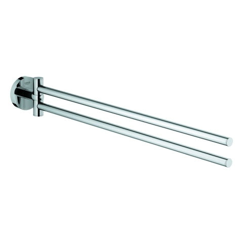 Grohe - Handtuchhalter ESSENTIALS 40371 2-armig schwenkbar Metall 450mm chrom