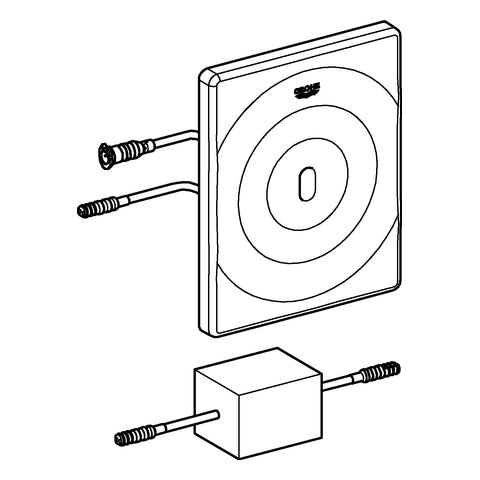 Grohe - Abdeckplatte 42451 chrom