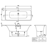 VILLEROY & BOCH - Badewanne Loop&Friends LSF 1800x800x