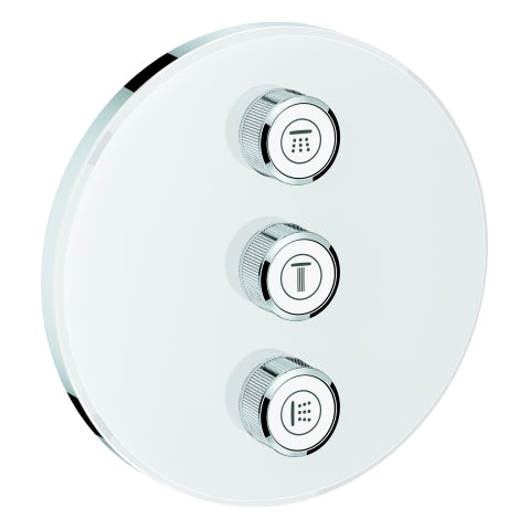 Grohe - 3-fach Unterputzventil GROHTHERM SmartControl 29152 rund FMS moon white