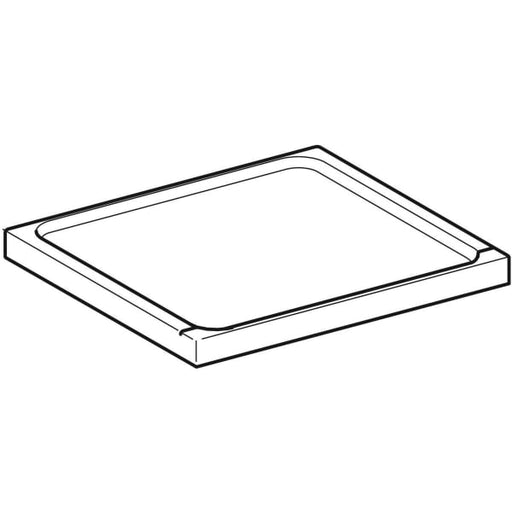 Geberit Vertriebs - Abdeckplatte, weiß, RENOVA Nr.1 Plan Seitenschrank, Modell 869020