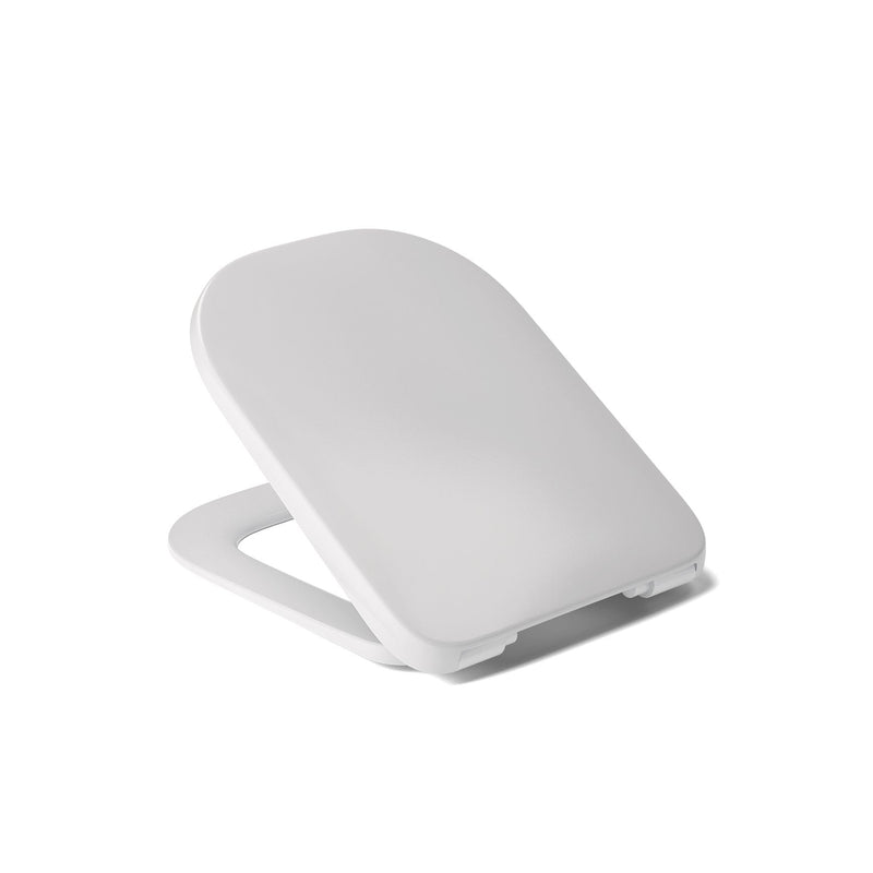 Hamberger Sanitary - 4Y/HAMBERGER WC-Sitz zu Sqare WWC mit Absenkautomatik, weiß