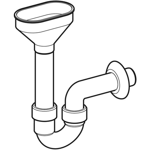 Geberit Vertriebs - Rohrbogengeruchsverschluss für Geräte mit Trichter oval d40