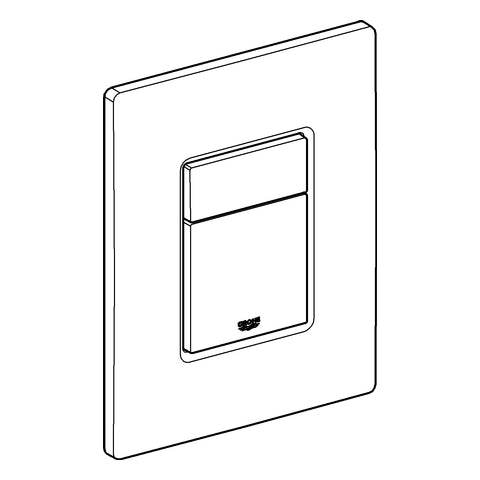 Grohe - Abdeckplatte 42369 mit Drucktaste velvet black