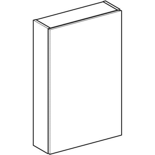 Geberit Vertriebs - iCon Hängeschrank rechteckig, 1 Tür 45x70x15cm, weiß matt
