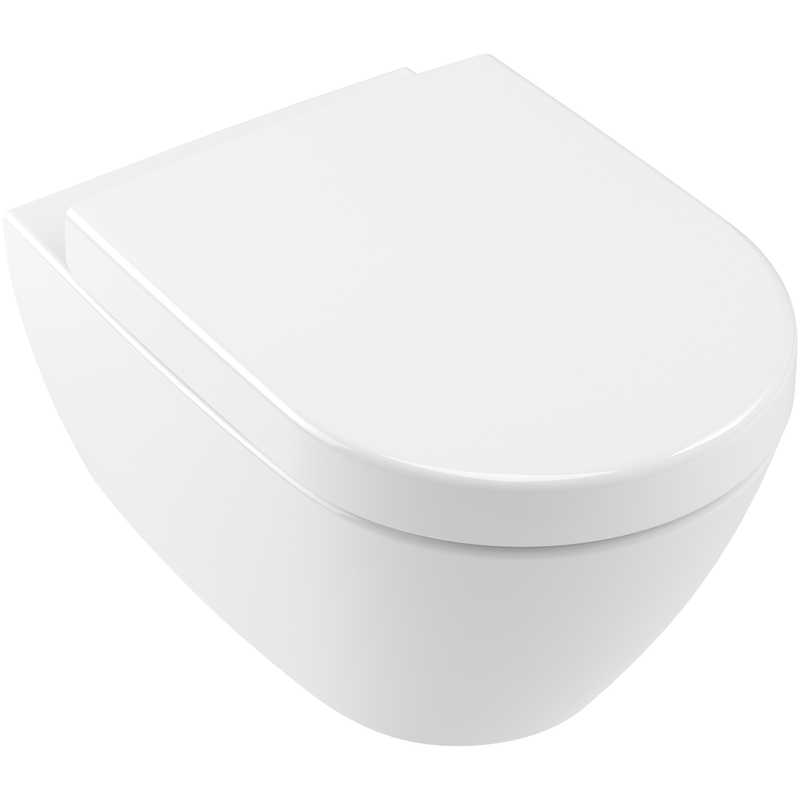 VILLEROY & BOCH - Combi Pack Tiefspül-WC 375x565 DirectFlush weiß inkl. WC-Sitz