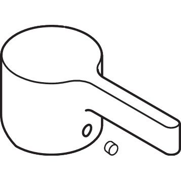 Hansgrohe - Griff für Metris S Waschtisch- mischer chrom