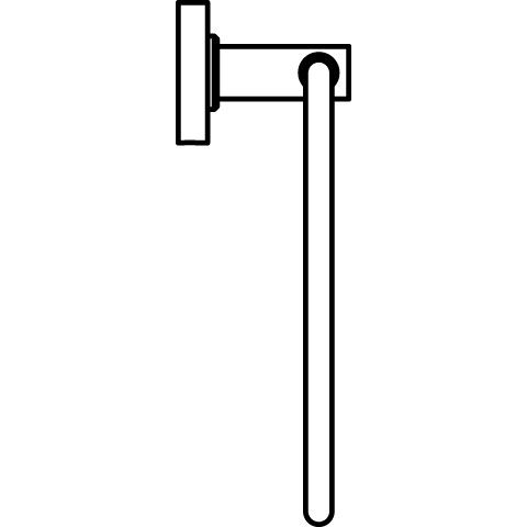 Ideal Standard - Handtuchring IOM schwenkbar Chrom