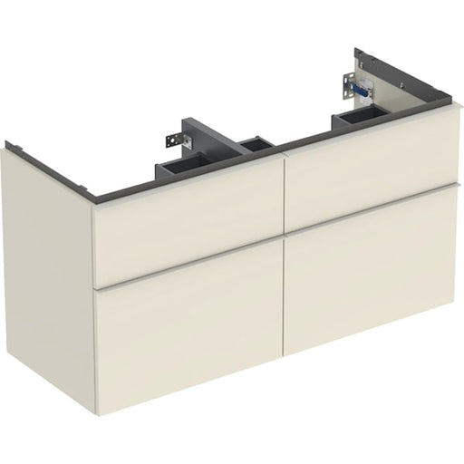 Geberit Vertriebs - iCon Unterschrank für DWT, 4 Schubl. 118,4x61,5x47,6cm, sandgrau