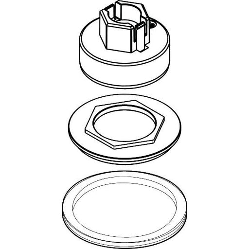 Hansgrohe - Platten-/Rosettenbefestigung Axor Citterio M 4-L.Wannenarmatur