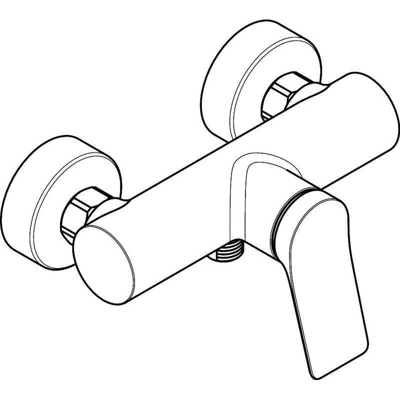 Hansgrohe - Brausenmischer Aufputz Original Vivenis mattschwarz