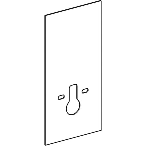 Geberit Vertriebs - Frontverkleidung zu Monolith Sanitär- modul für WWC Bef. 18 u. 23cm Glas mint