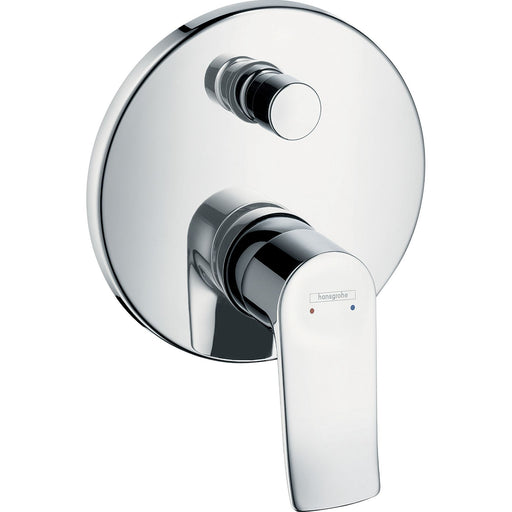 Hansgrohe - Fertigset Wannen EHM UP METRIS 31487 chrom mit Sicherungskombination