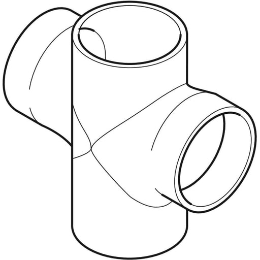 Geberit Vertriebs - Silent-db20 Bogenabzweig 88,5Gr zweifach d110/110 310.102.14.1