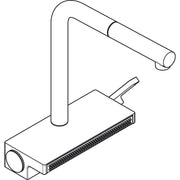 Hansgrohe - Spültischmischer 250 Aquno Select M81 Ausziehauslauf 2jet steel