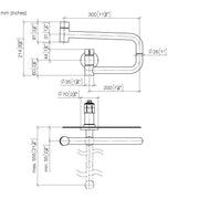 Dornbracht - Kaltwasservent. TARA Ultra 30805875 messing gebürstet