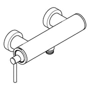 Grohe - Einhand-Brausebatterie Atrio 24366 Wandmontage cool sunrise