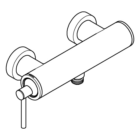 Grohe - Einhand-Brausebatterie Atrio 24366 Wandmontage cool sunrise
