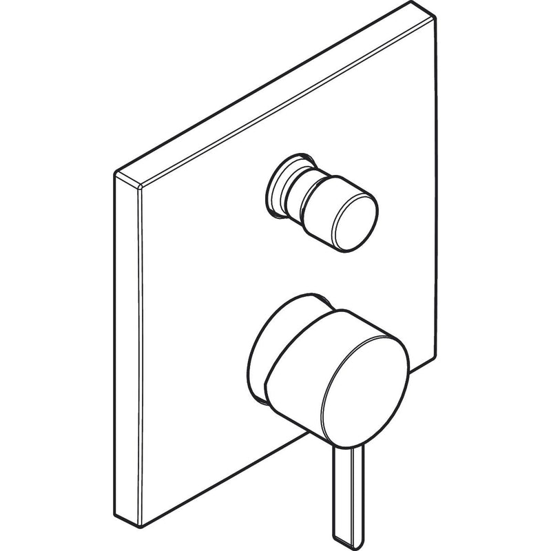 Hansgrohe - Wannenmischer Unterputz FINORIS F-Set mit Sicherungskombination chrom