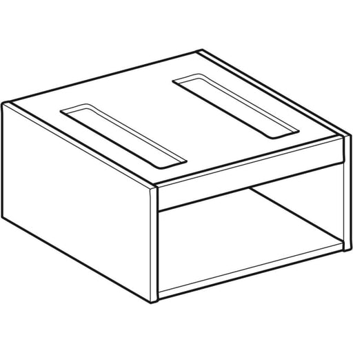 Geberit Vertriebs - Korpus VariForm Unterschrank f. AS-WT mit zwei Schubladen, Eiche