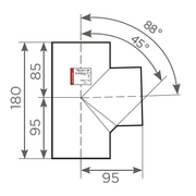 Fornatis - Abzweig DN 80x80 88 Grad