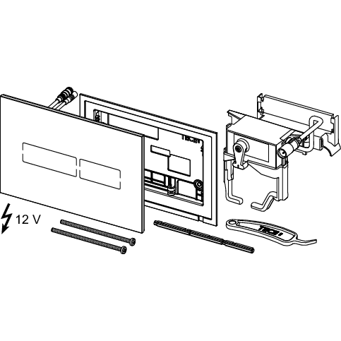 TECE SE - 4Y/TECElux Mini, Glas weiß glzd