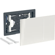 Geberit Vertriebs - Sigma70 BetPl., für 2-Mengen-Sp. Glas sand-grau