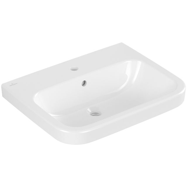 VILLEROY & BOCH - WT Architectura 4188 600x470mm 3-LArm mittl HL durchg Überl Eckig WeißAlpin C
