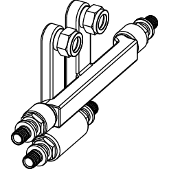 TECE SE - TECEflex SLHK-Anschlussgarnitur 16x15 CuxStopfen, vernickelt, je Set