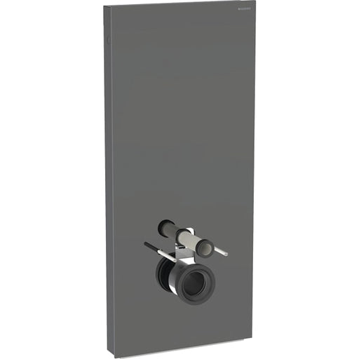 Geberit Vertriebs - Monolith Plus Sanitärmodul f. WWC 114cm, Glas lava / alu. schwarzchrom