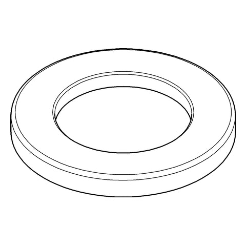 Grohe - Grundplatte 48165 für Einloch- Waschtisch-/Bidetbatterien chrom