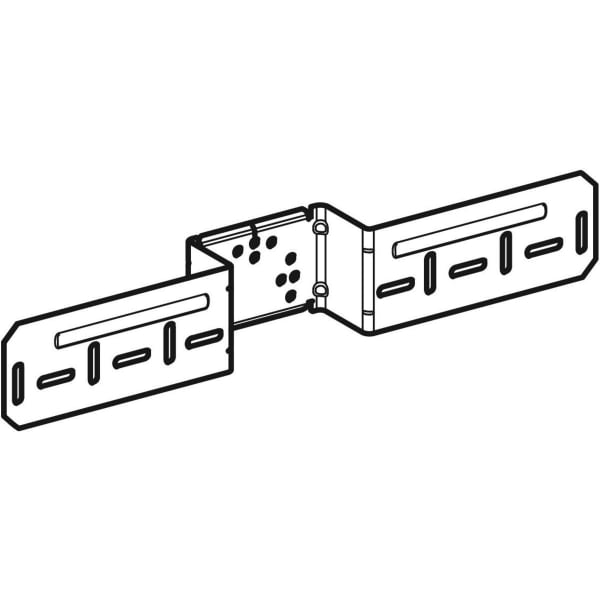 Geberit Vertriebs - PushFit Montageplatte abgesetzt einfach H70