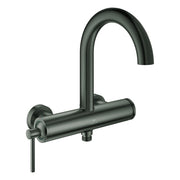 Grohe - Einhand-Wannenbatterie Atrio 24367 Wandmontage hard graphite geb