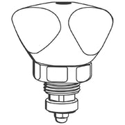 Grohe - Oberteil 11048 Trecorn-de-Luxe 3/8 Markierung blau