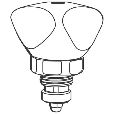 Grohe - Oberteil 11048 Trecorn-de-Luxe 3/8 Markierung blau